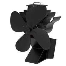 跨境爆款二合一壁炉风扇直立烟管磁吸热动力热能风扇冷暖两用