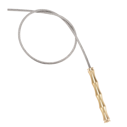 Brass tactical whip Portable wire whip Vehicle-mounted outdoor self-defense multi-functional emergency whip