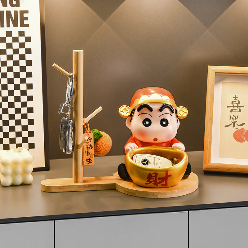 クレヨンしんちゃん財神収納入戸玄関装飾品ホームリビングテレビ酒場引っ越し新居プレゼント|undefined