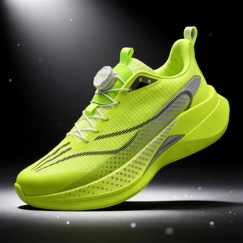 Red Rabbit 9 Parent-Child Sports Shoes with Rotating Buckle, Carbon Plate Support, Stable and Fast, Unisex, No-Lace Running Shoes