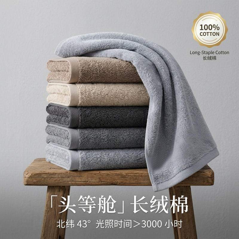 Pure Cotton Towel, Thickened, Absorbent, Long-Staple Cotton, Does Not Shed Easily, Adult Household Face Towel, 100% Cotton, Cross-Border Shipping Pure Cotton Towel, Thickened, Absorbent, Long-Staple Cotton, Does Not Shed Easily, Adult Household Face Towel, 100% Cotton, Cross-Border Shipping
