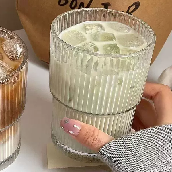 Transparent Striped Bamboo Naked Cup