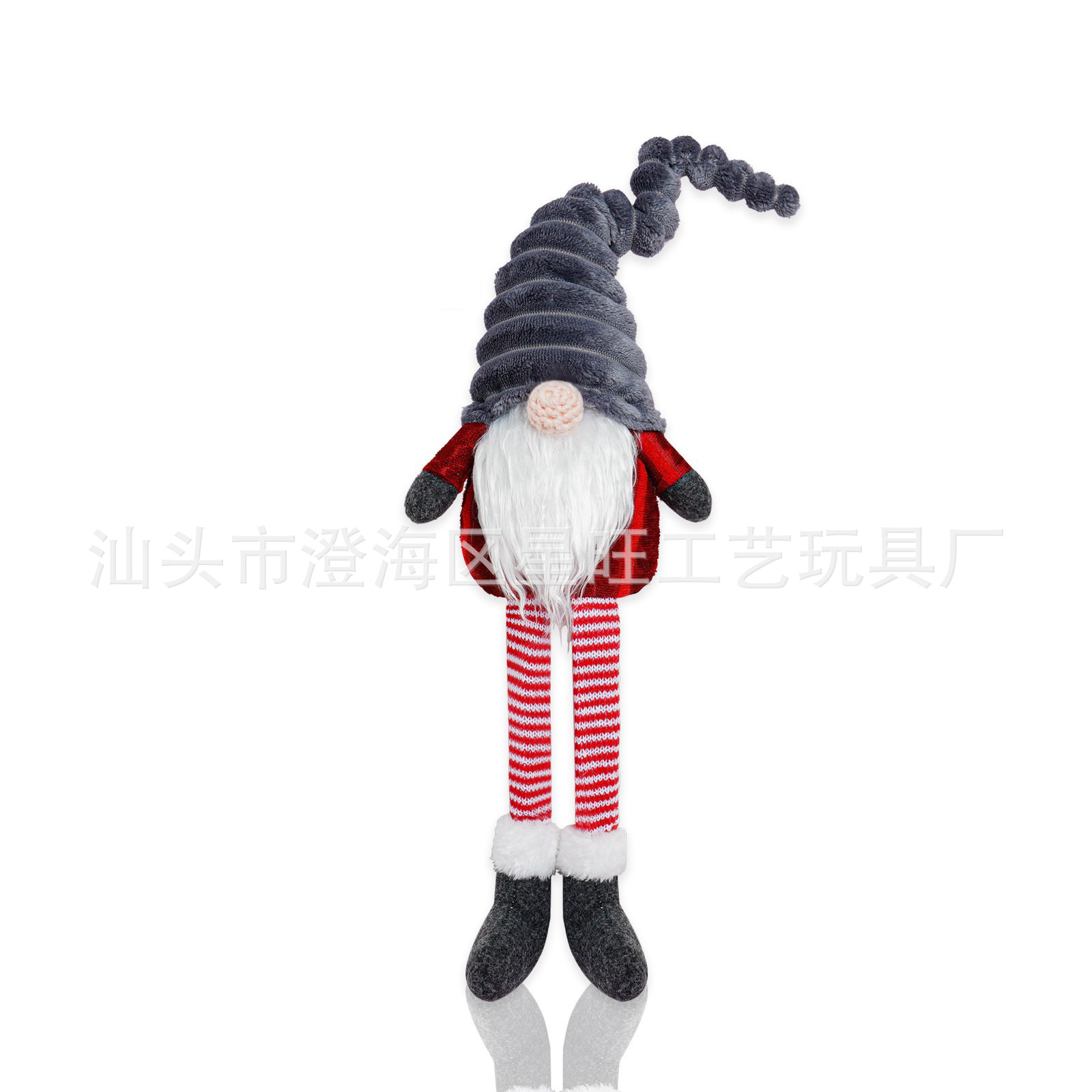 Muñeca sin rostro personalizada del día de San Valentín, cubierta de vino Rudolph luminoso, postura de pie, bolsa de regalo de boda para anciano enano telescópico