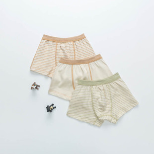 2023 Summer thin boys boxer 3 boys colored cotton boneless boxer pants factory wholesale 5A antibacterial