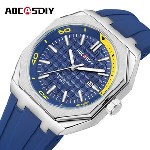 One-piece delivery watch men's wholesale high-end square Men's Watch personalized casual calendar luminous quartz watch cross-border hot sale