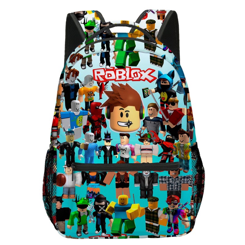 ROBLOX ロブロックス バックパック クロスボーダー 新しいフルプリント バックパック デイリー トラベル トラベル レジャー スクールバッグ|undefined