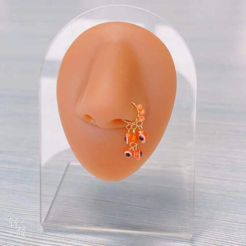 Gaby European and American cross-border eye nose ring beads nose ring nose jewelry nose nail holeless nose clip nose jewelry nose ring