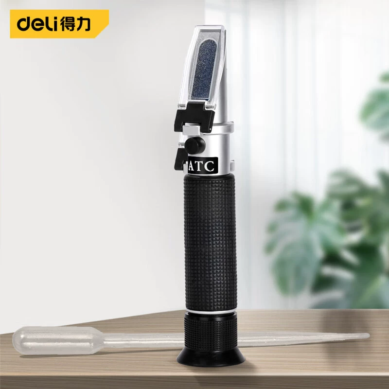 Deli DL339103 измеритель солености оптический тестер солености рефрактометр 0~100%