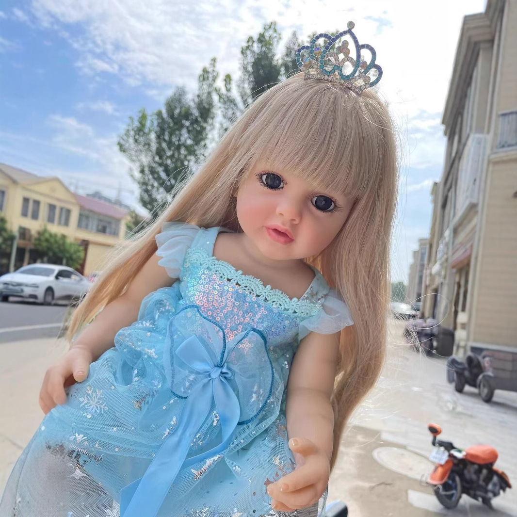 Muñeca de Simulación Princesa 55 cm de Vinilo image 3