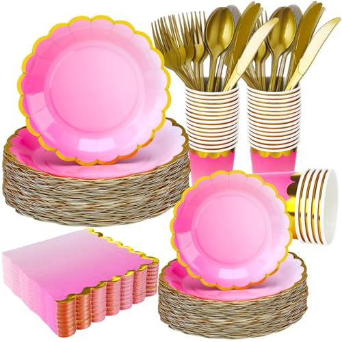 Venta caliente transfronteriza de EE. UU. Juego de vajilla desechable Suministros para fiestas Plato de papel desechable de encaje multicolor