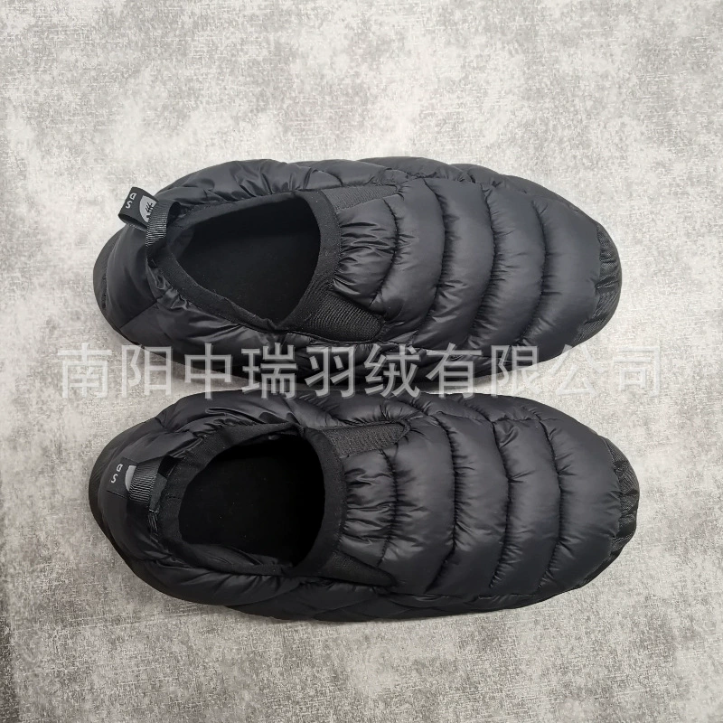 Зимняя швейная обувь Легкие теплые домашние пуховики для мужчин и женщин Домашняя Тихая Нескользящая сумка с мелким ртом Тапочки