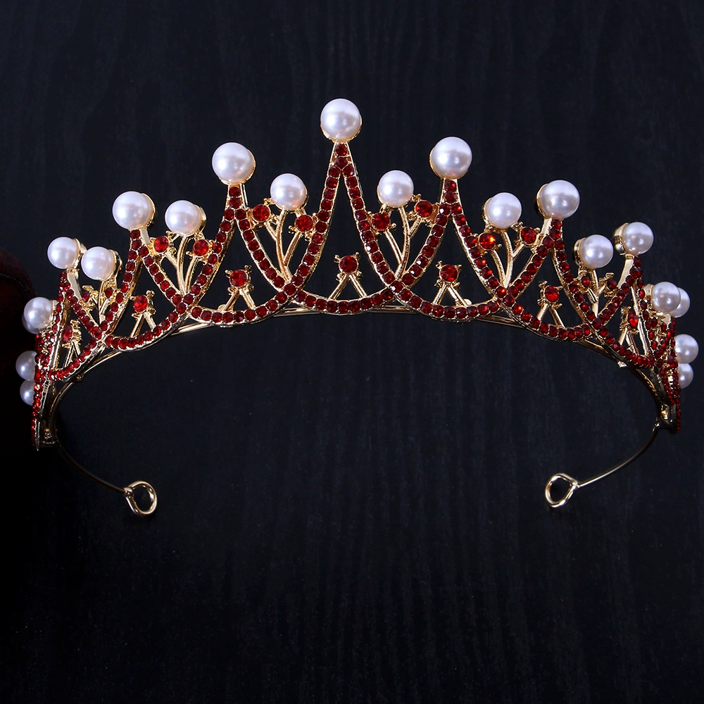 Elegant hair accessory for bride from pearl, wedding dress, universal bridesmaid dress, headband, (Cross-border trading), wholesale