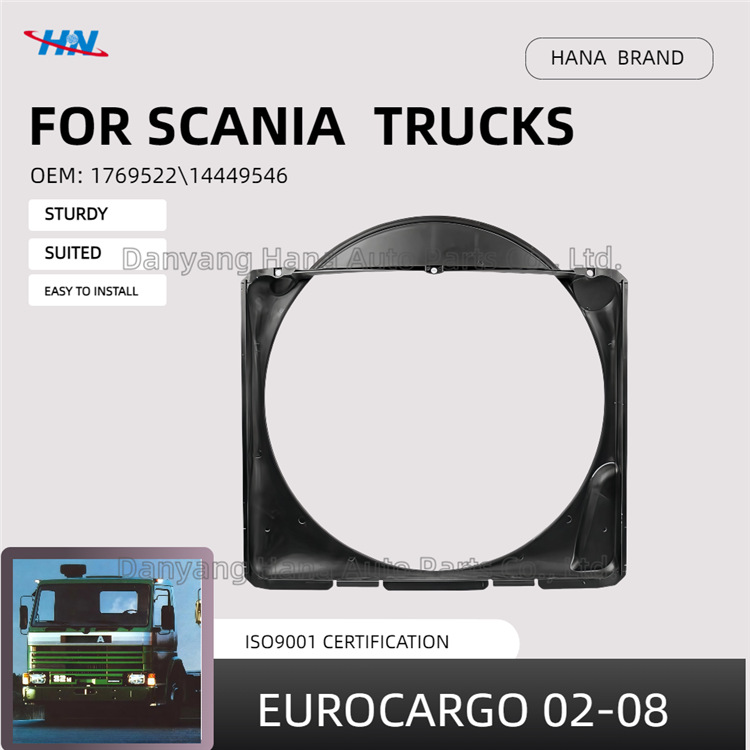 P420 cubierta del ventilador 1769522 \ 1444954 para piezas de camiones Scania SCANIA 2-3