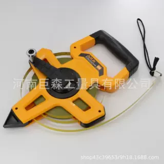 定制卷尺50米30m100米长皮尺钢卷尺建筑工程测量手提尺