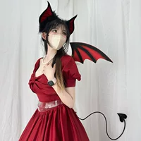 COS Comic Con сценическое представление интернет-знаменитости реквизит для живых выступлений Naughty Little Bat Bat Beast повязка на голову с ушками и крыльями, комплект аксессуаров