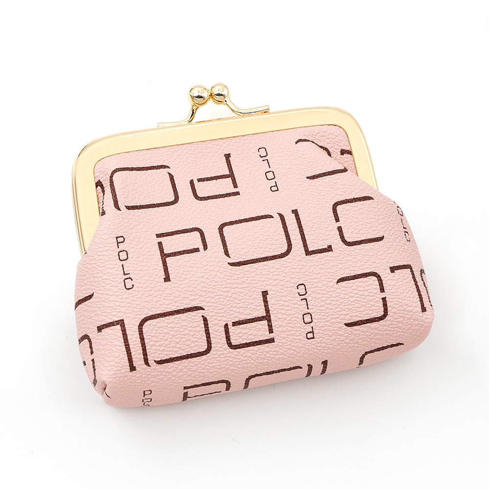 Bolsas de tarjetas de letras retro europeas y americanas bolsas de cambio impresión de gran capacidad de oro bolsas de auriculares bolsas de monedas bolsas de lápiz labial