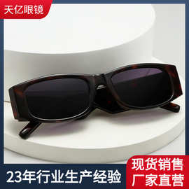 Y2110时尚复古小方框女士墨镜派对聚会太阳眼镜户外防晒个性墨镜