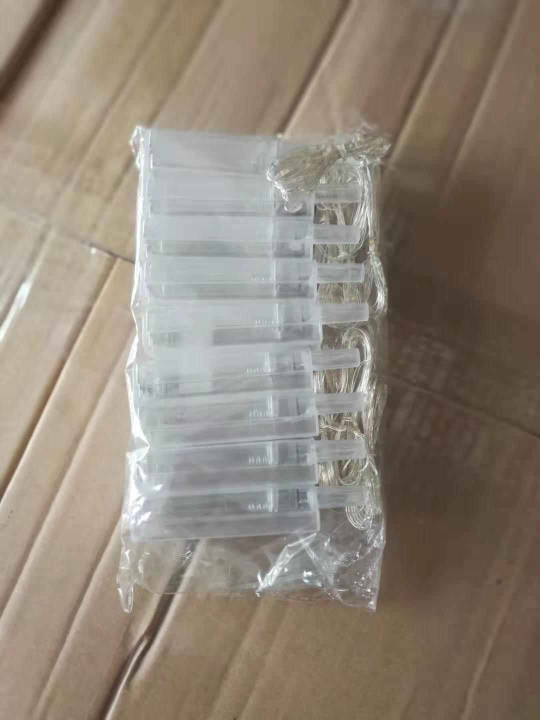 Bola de onda LED Cadena de luz de alambre de cobre caja de la batería luminosa 3 M caja de luz de color neto Globo Rojo luz de color ventas directas de la fábrica