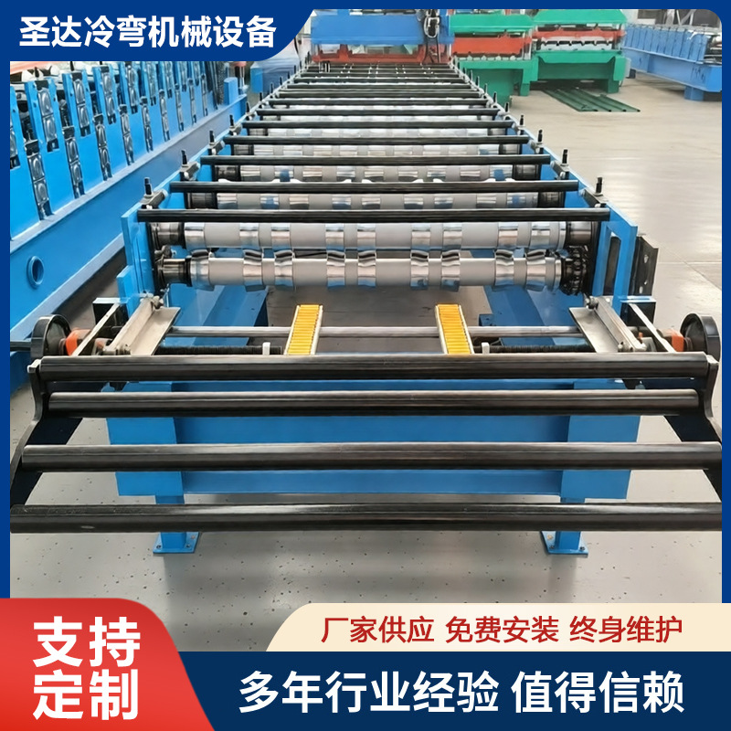 厂家定制全自动压瓦机 彩钢冷弯成型设备琉璃瓦机 圆弧瓦压瓦机
