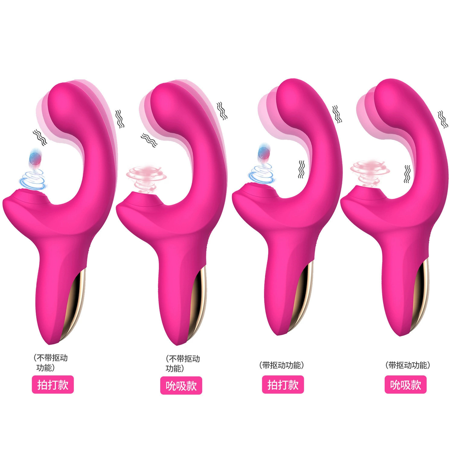 Palo vibrador de orgasmo de punto G, productos para adultos, chupar, palmaditas, vibrador de hebilla, masturbación, vibrador de punto G