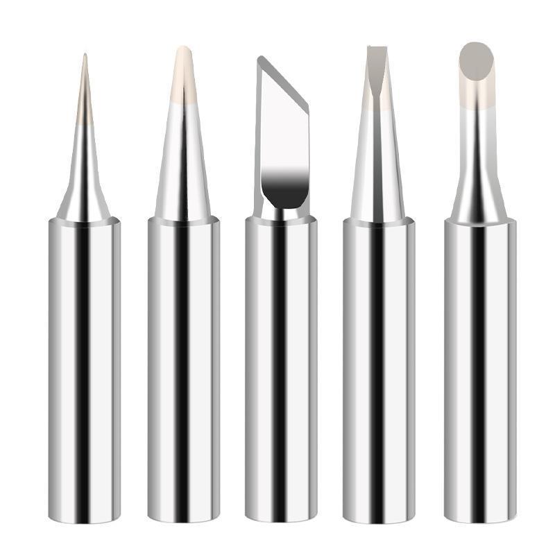 恒温烙铁头936焊台焊锡机电烙铁头900M内热式5支装套装洛铁刀口