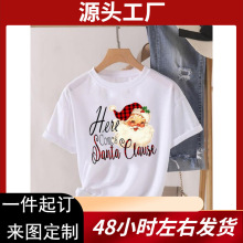 Lady New Year Short Sleeve Print Fashion Women Lovely