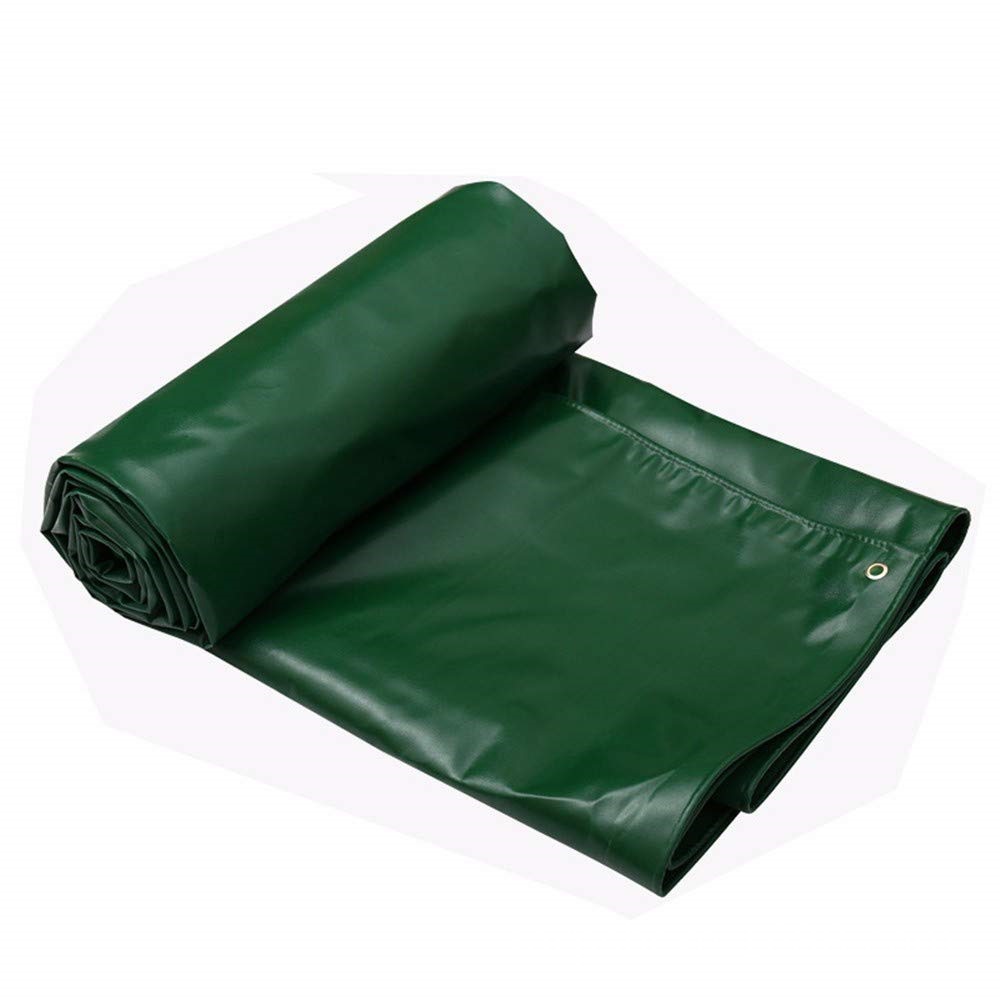 绿色防水PVC帆布 卡车货车货场盖布 工厂直销防雨防晒阻燃油布
