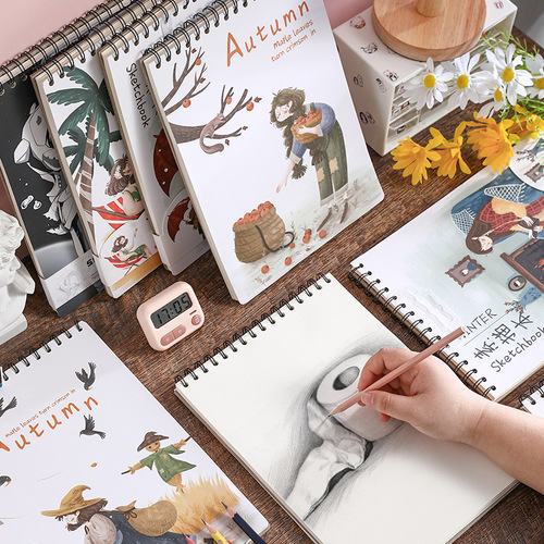 A4 sketch book art drawing book adult sketch book thickened picture book painting book sketch sketch book