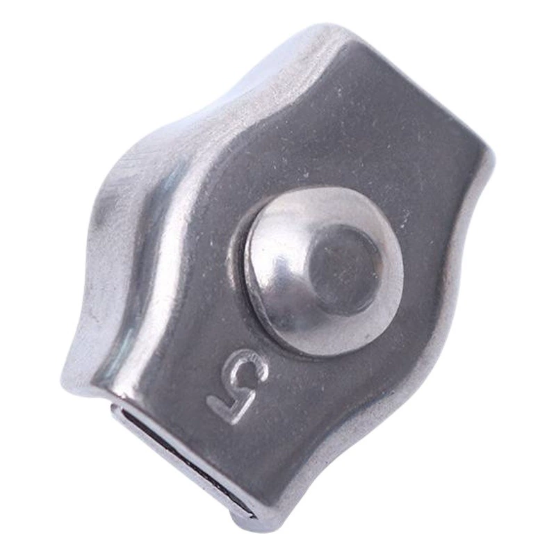 Зажим для троса из нержавеющей стали 304: одинарный, двойной, с фиксатором, для тормозных линий, инструмент для крепления тросов