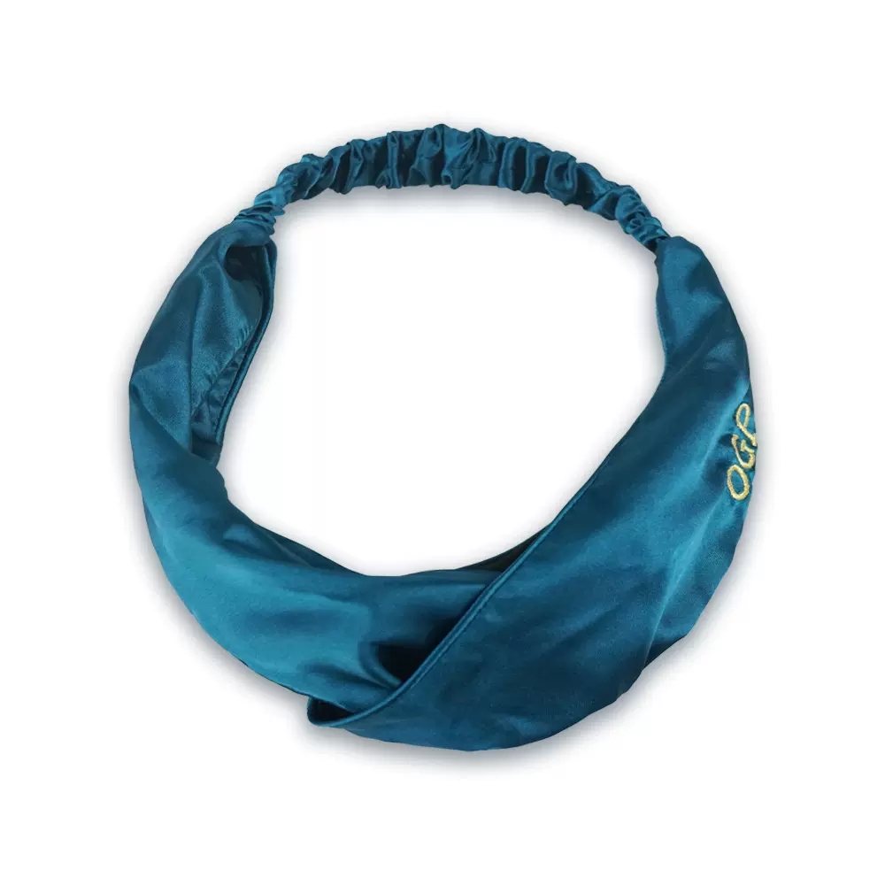 仿真丝金线绣花发带发箍韩国时尚个性束丝绸发带批发定制工厂批发