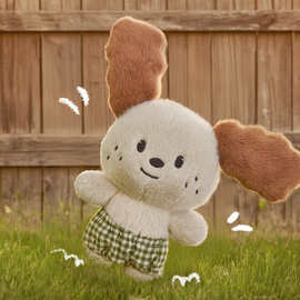 可爱狗狗毛绒玩具少女心玩偶儿童安抚娃娃伴侣快乐小狗公仔礼物