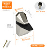 Zinc alloy glass clip screen F -clip large glass clip fixing fish mouth clip compound board desk