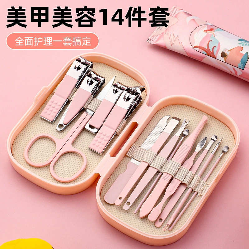 Портативный кусачий наряд для ногтей маникюрный инструмент для ногтей