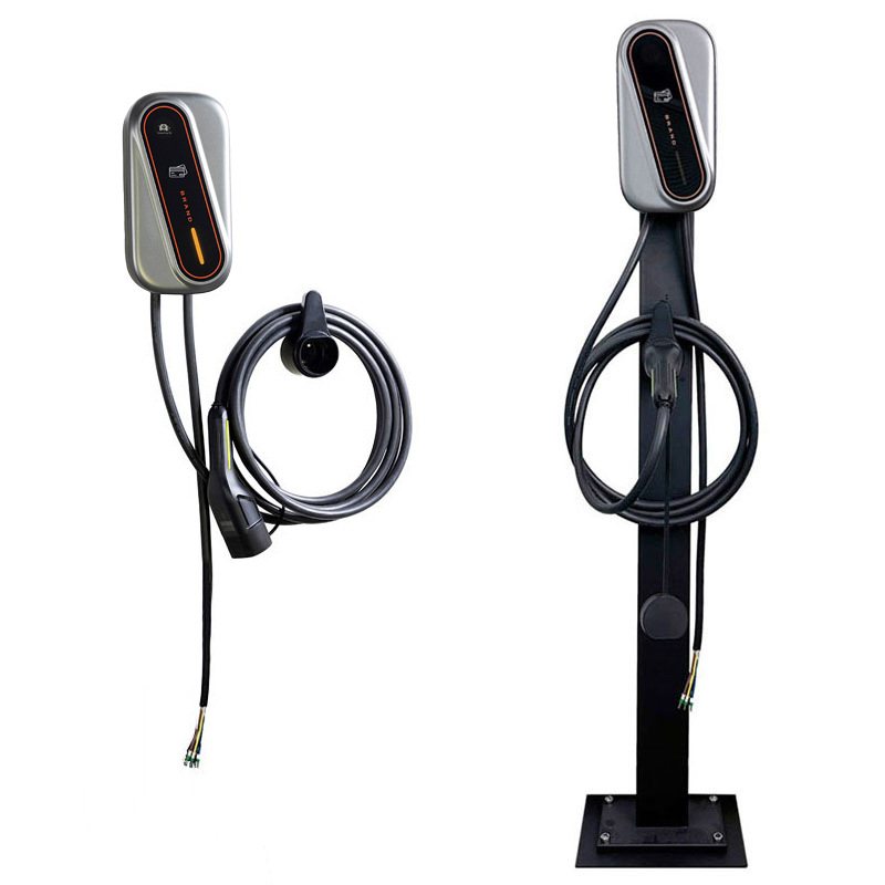 欧标新能源汽车7kw11kw22kw充电桩家用交流单相三相16A32A充电桩