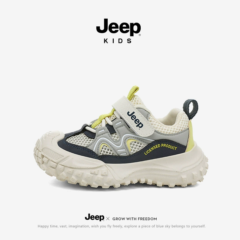 Jeep, летняя спортивная обувь для мальчиков, дышащая обувь для отдыха