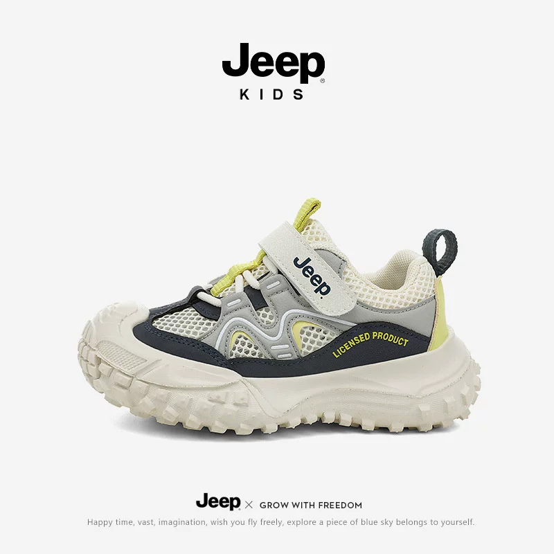 Jeep, летняя спортивная обувь для мальчиков, дышащая обувь для отдыха