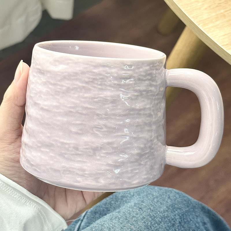 Taza de cerámica doméstica taza de agua taza de café de oficina taza de regalo de cumpleaños taza de desayuno de alto valor