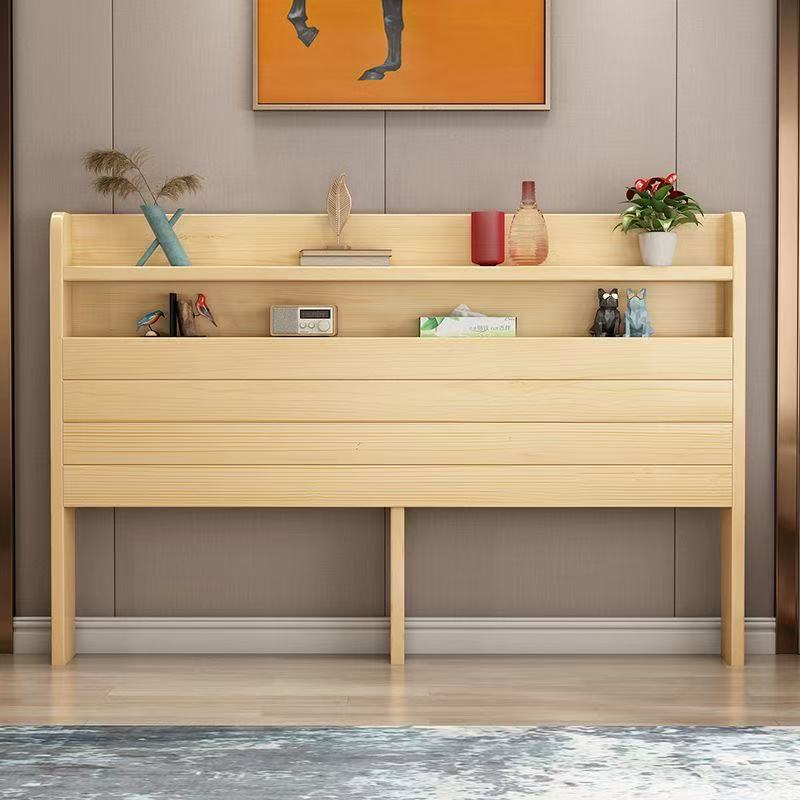 Solid wood bed headboard economy type 1.8 double bedside 1.5 bedside board single sell tatami bedside