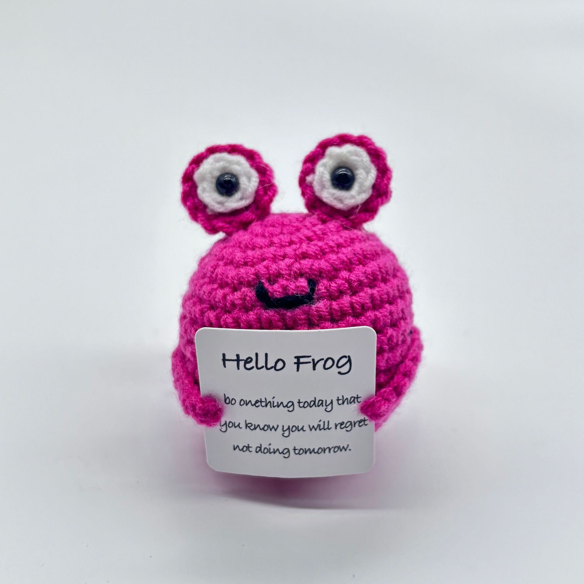 Transfronterizo al por mayor hecho a mano de punto de felpa de energía positiva de la patata emocional vegetal adornos de frutas de juguete pequeño regalo