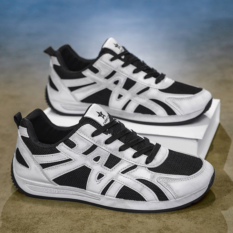 Zapatos de hombre 2026 verano respirable malla gruesa zapatos de padre ligero versátil zapatos de moda zapatos casuales