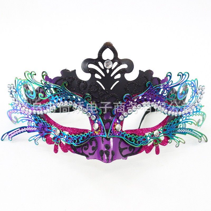 다이아몬드 피닉스 테일-블랙 퍼플 화려한