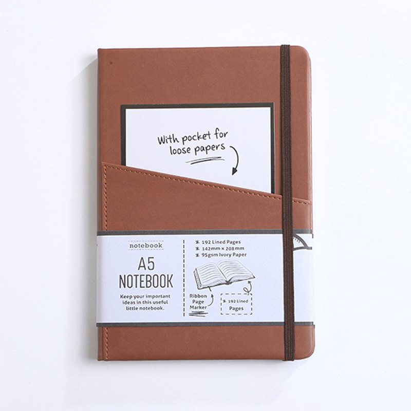 Cuaderno de escritura personalizado a5 cuaderno grueso de alto valor de la cara cuaderno de mano a6 cuaderno diario de estudiantes papelería al por mayor