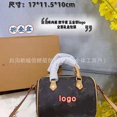 2025新款印花手提包波士顿单肩韩版时尚百搭斜挎包百搭驴家枕头包