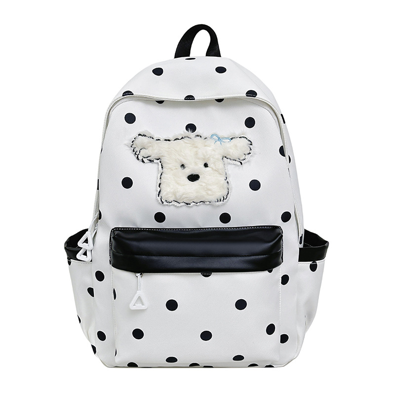 Mochila de alto valor facial para niños y niñas encantadora impresión de gran capacidad mochila de niños de dibujos animados perros mochila de niños