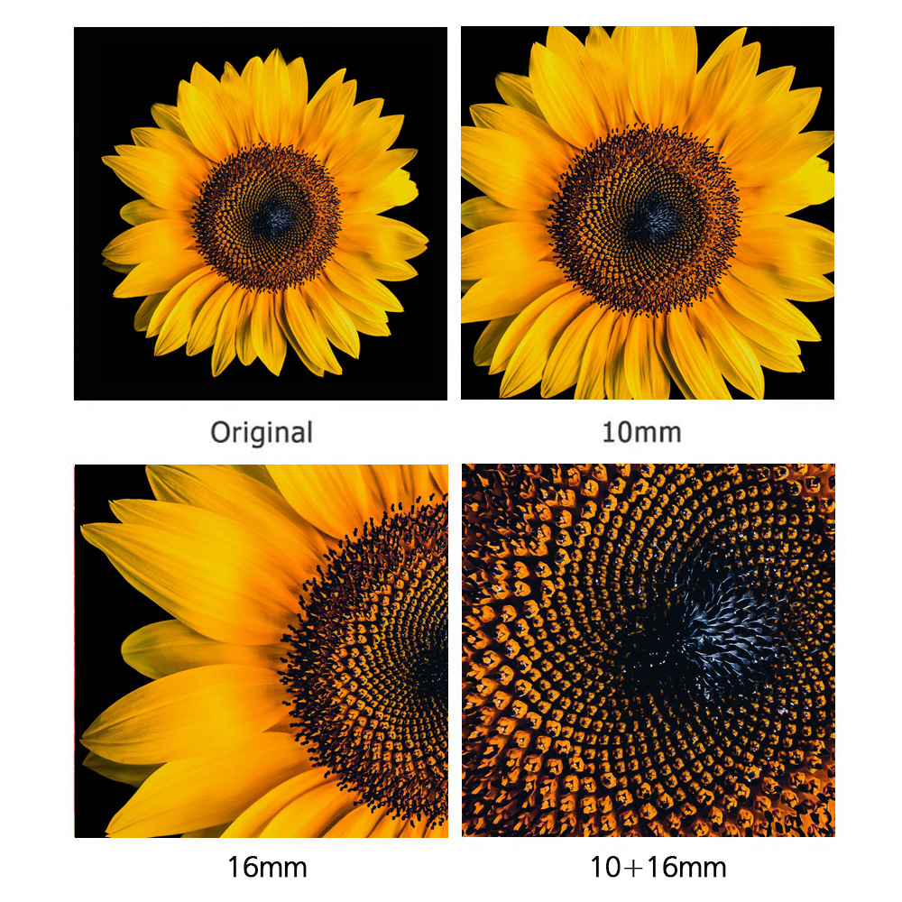 10mm + 16mm adecuado para Fuji X bayoneta micro sola cámara macro close-up anillo