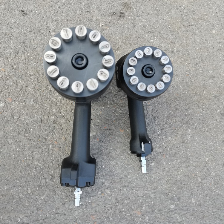 厂家手持便携式金属钢板钢结构 气动钢印打码机 气动砸号机