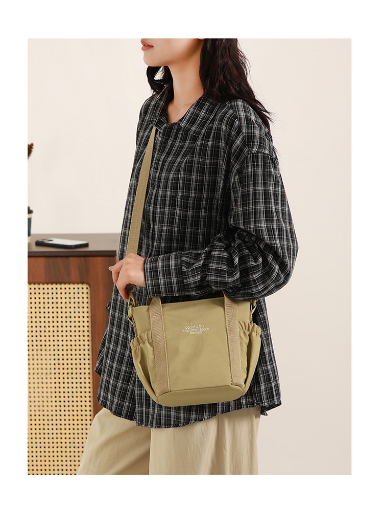 Colorful Fox's new water-resistant small cabbage blue outdoor crossbody bag, commuter single-shoulder women's bag, mini handbag undefined