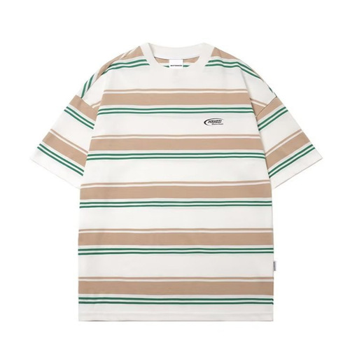 Men's Short-Sleeve Trendy Streetwear T-Shirt with Casual Summer Style, Bohemian Round Neck Fashion Brand