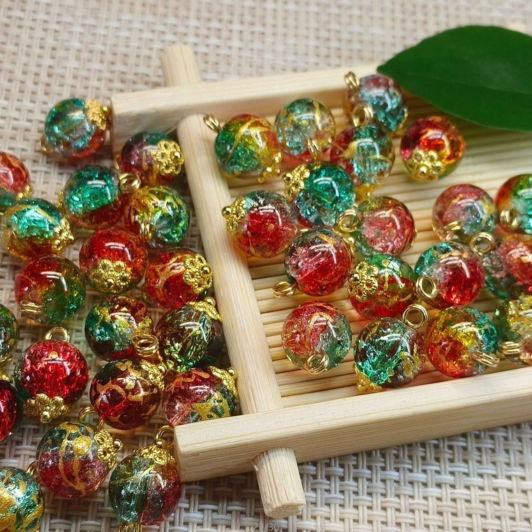 复古中式圆珠冰裂纹纽扣女汉服国风旗袍珠扣中老年衬衣衬衫珠扣子