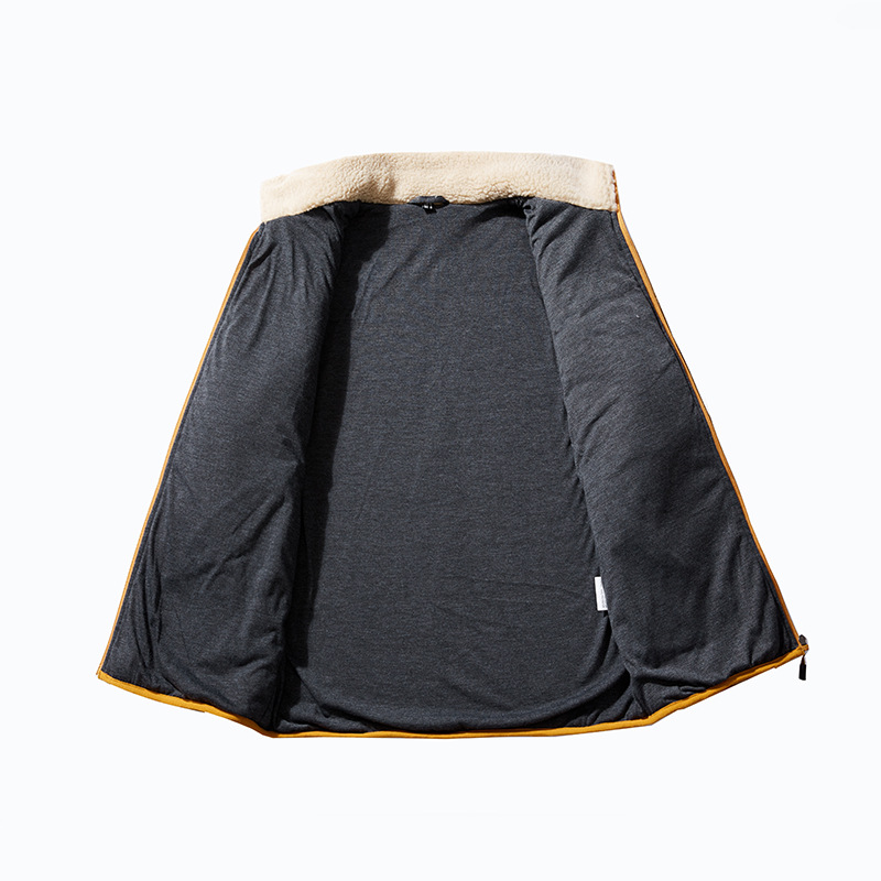 Giacca uomo in agnello casual e calda per l'inverno_voghion.com
